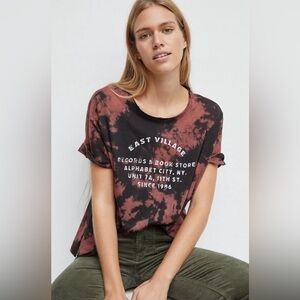 ‼️RARE‼️🎸PILCRO🎸🔥NWT🔥East Village Tie-Dye Graphic Tee—S